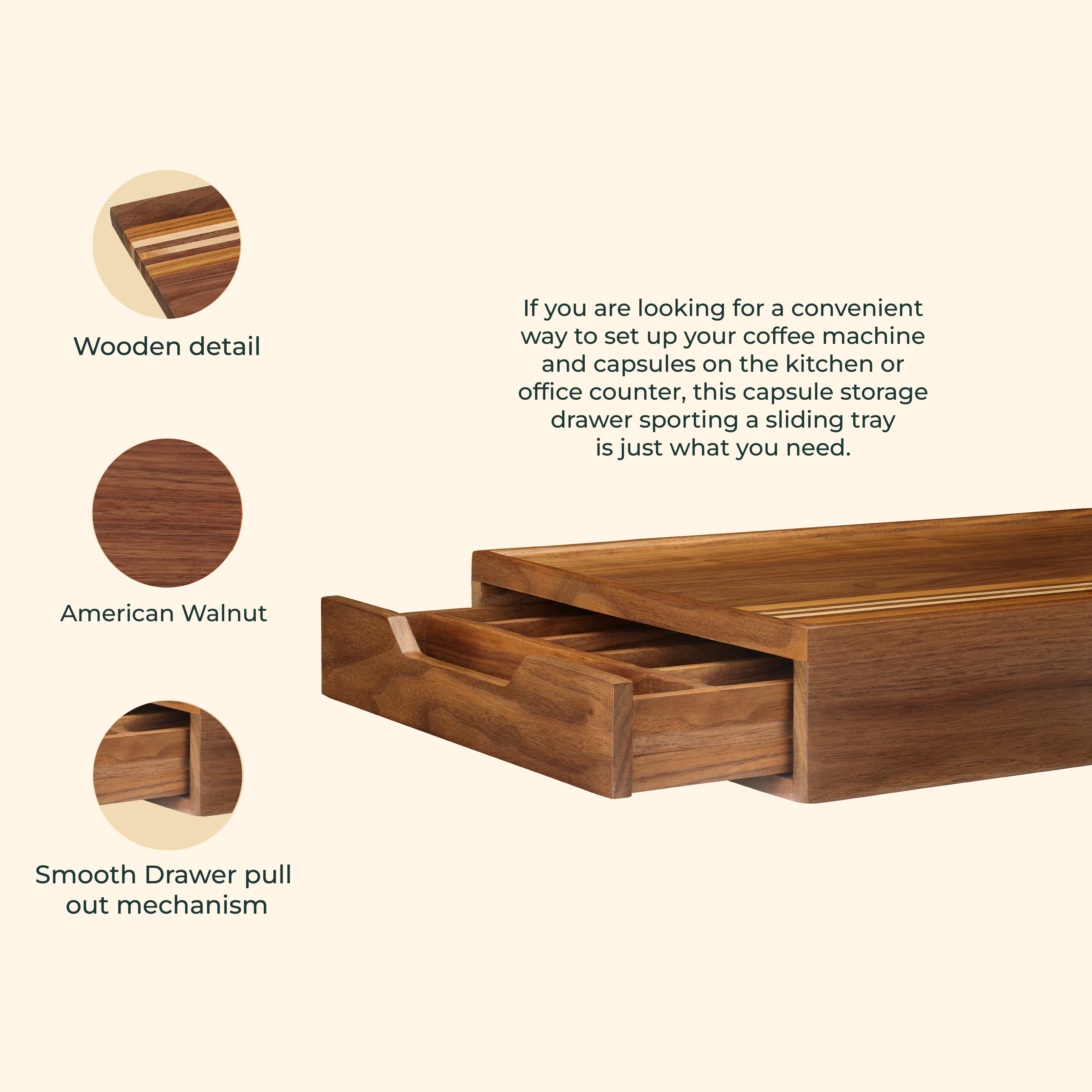 Grado Coffee Pods Drawer