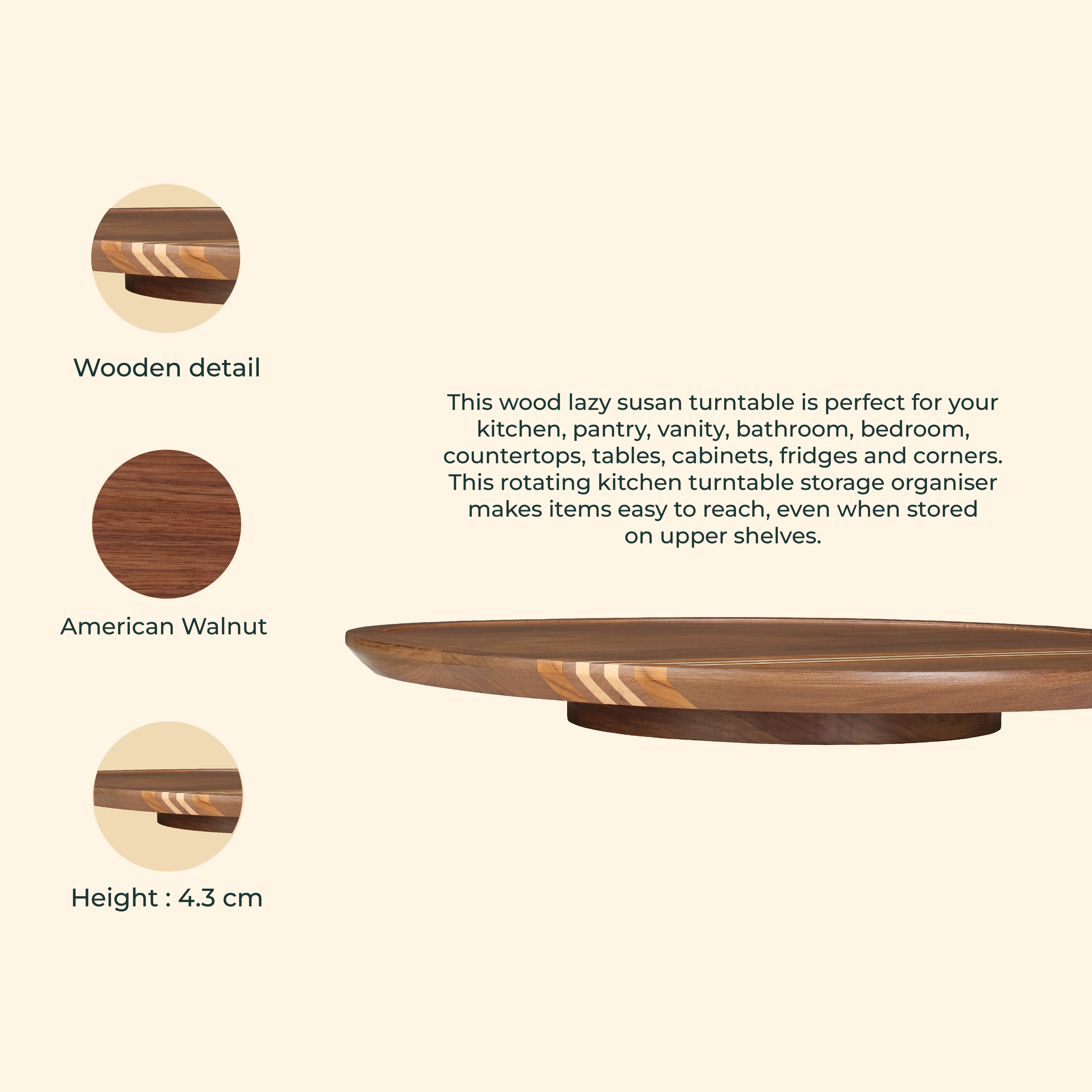 Grado Lazy Susan Turntable