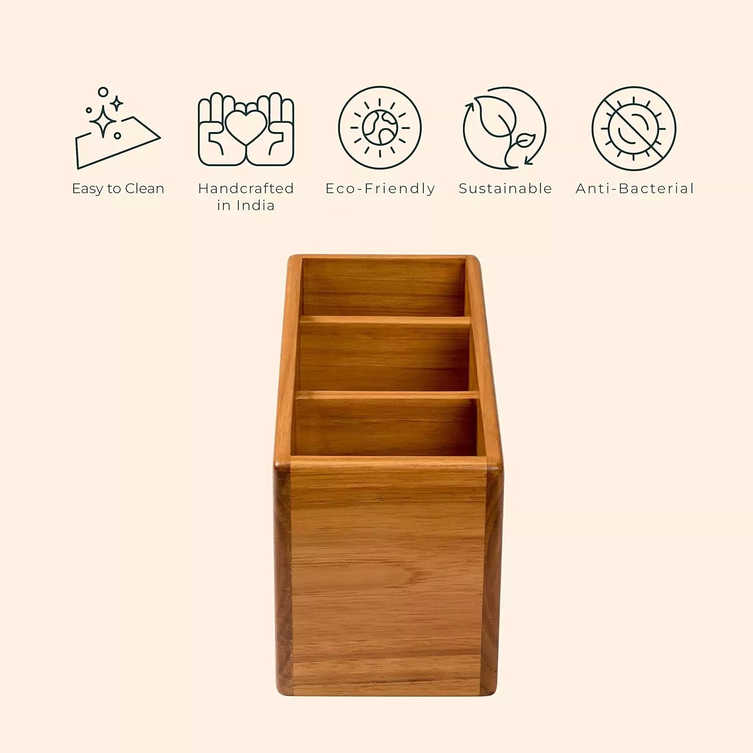 Teakogram Cutlery Caddy