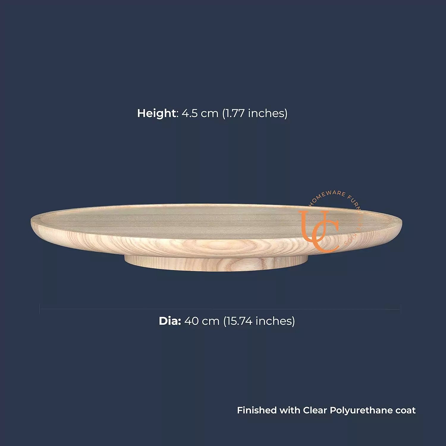 Cresta Lazy Susan (Ash Wood)