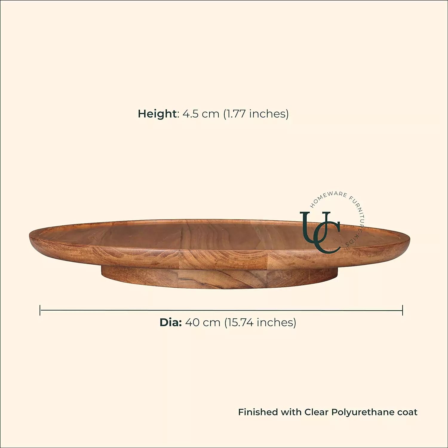 Cresta Lazy Susan (Teak Wood)