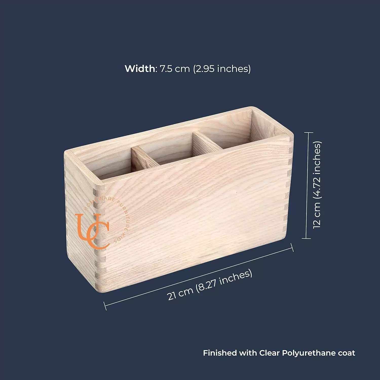 Cresta Cutlery Caddy (Ash Wood)