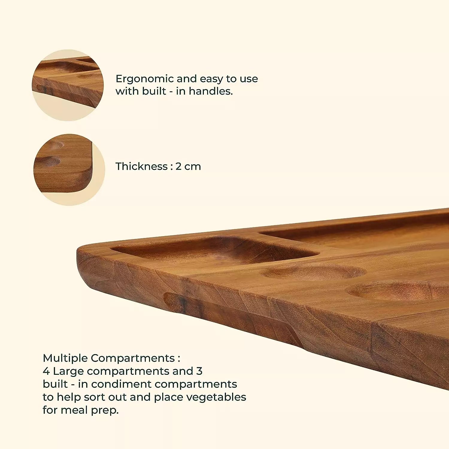 Teakogram Organiser Chopping Board