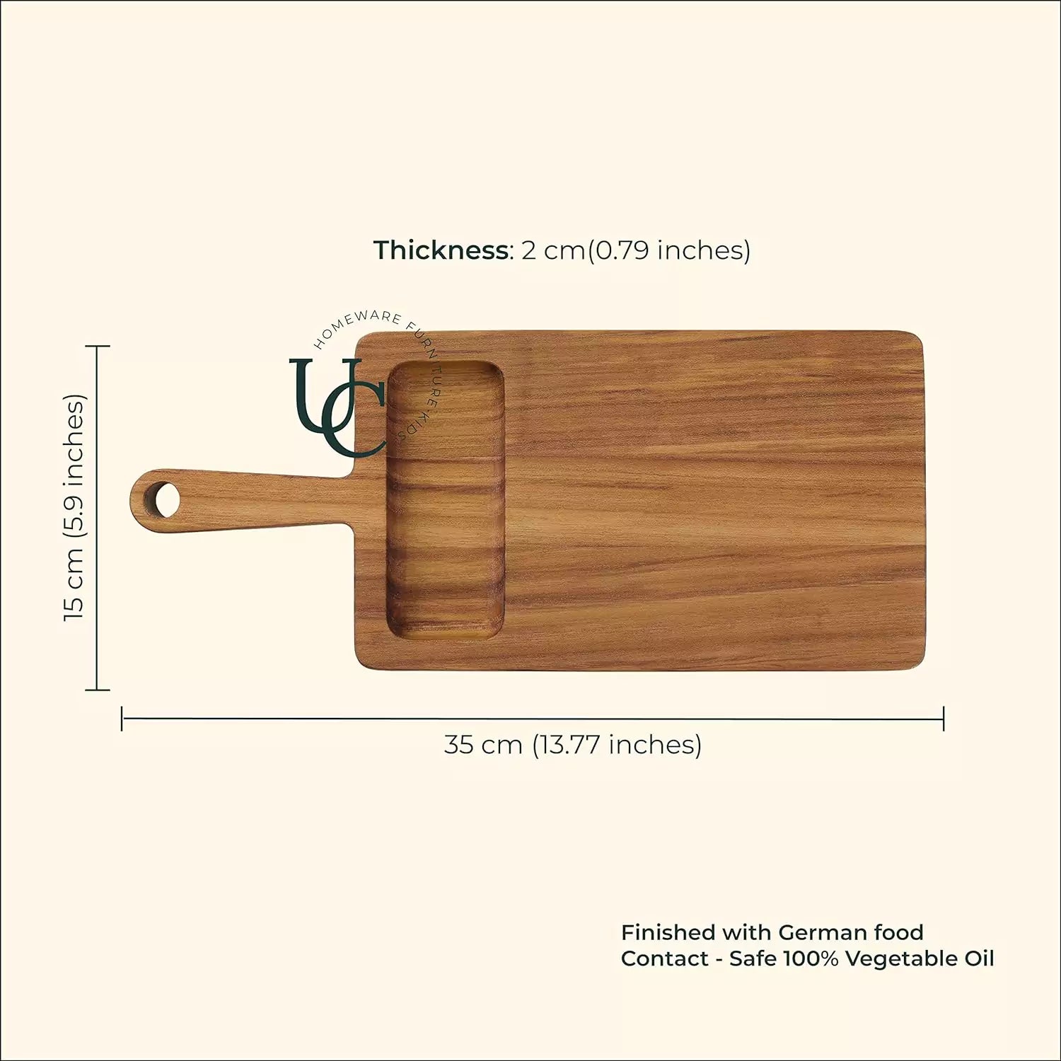 Teakogram Serving Platter (Small)