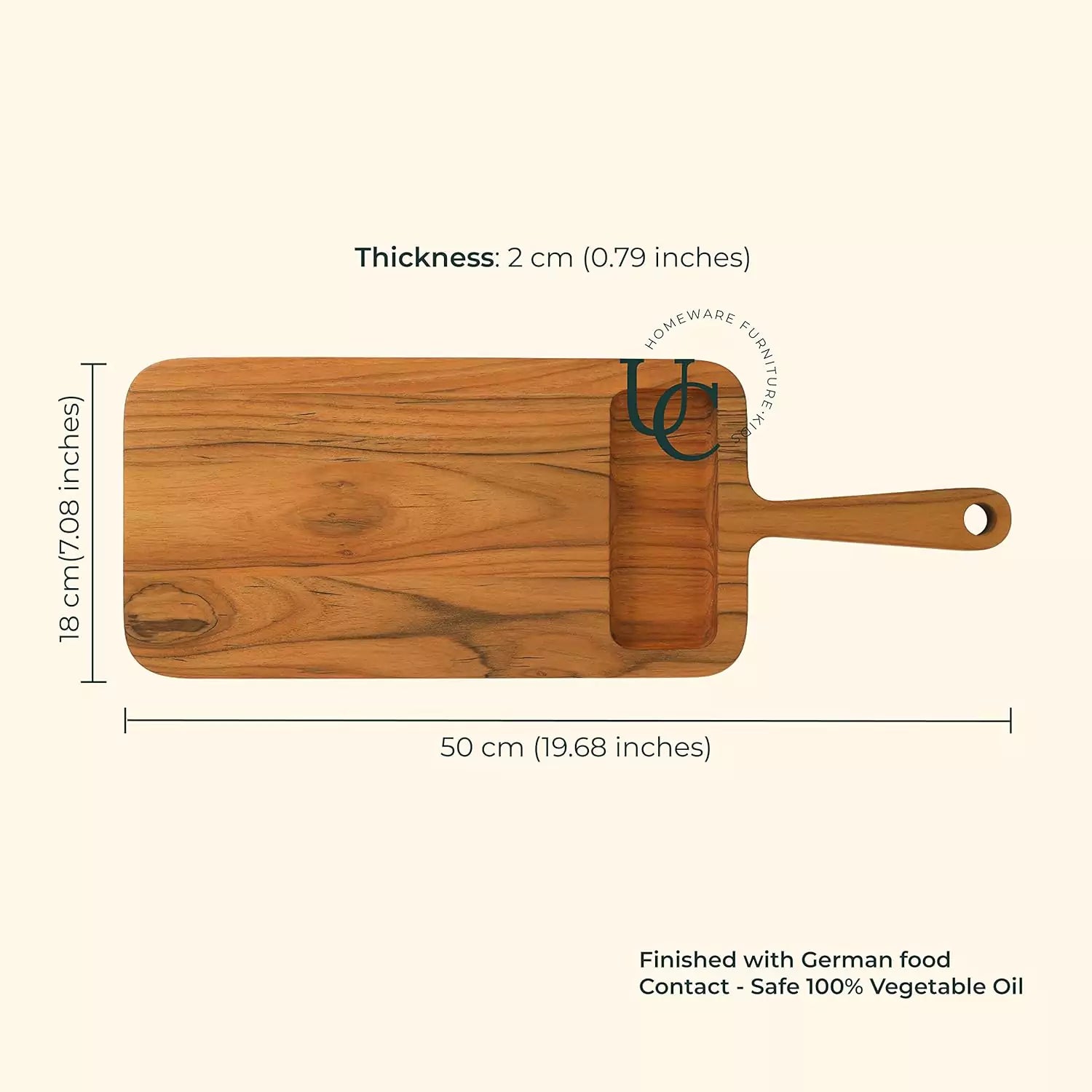 Teakogram Serving Platter (Large)