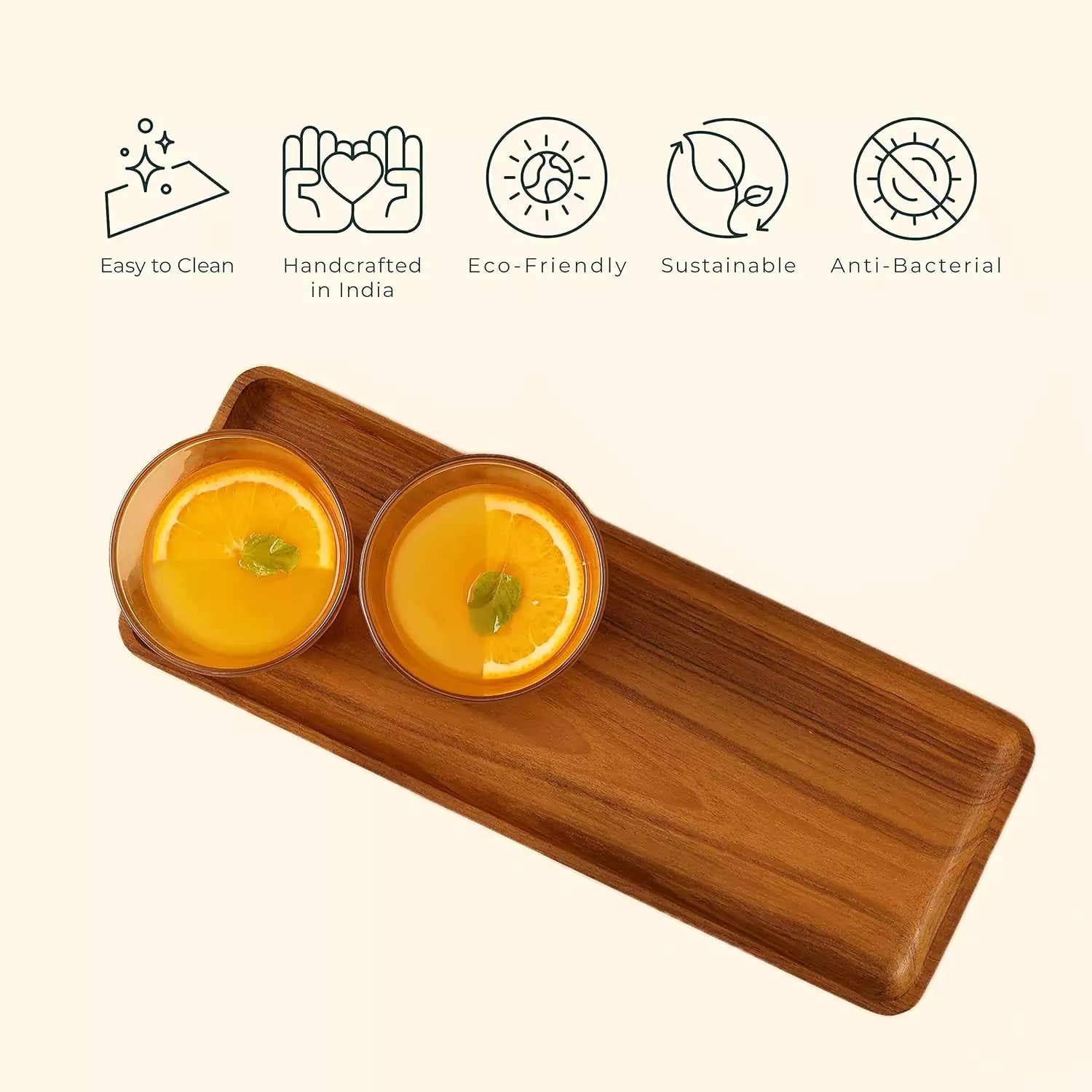 Teakogram Serving Tray (Long)