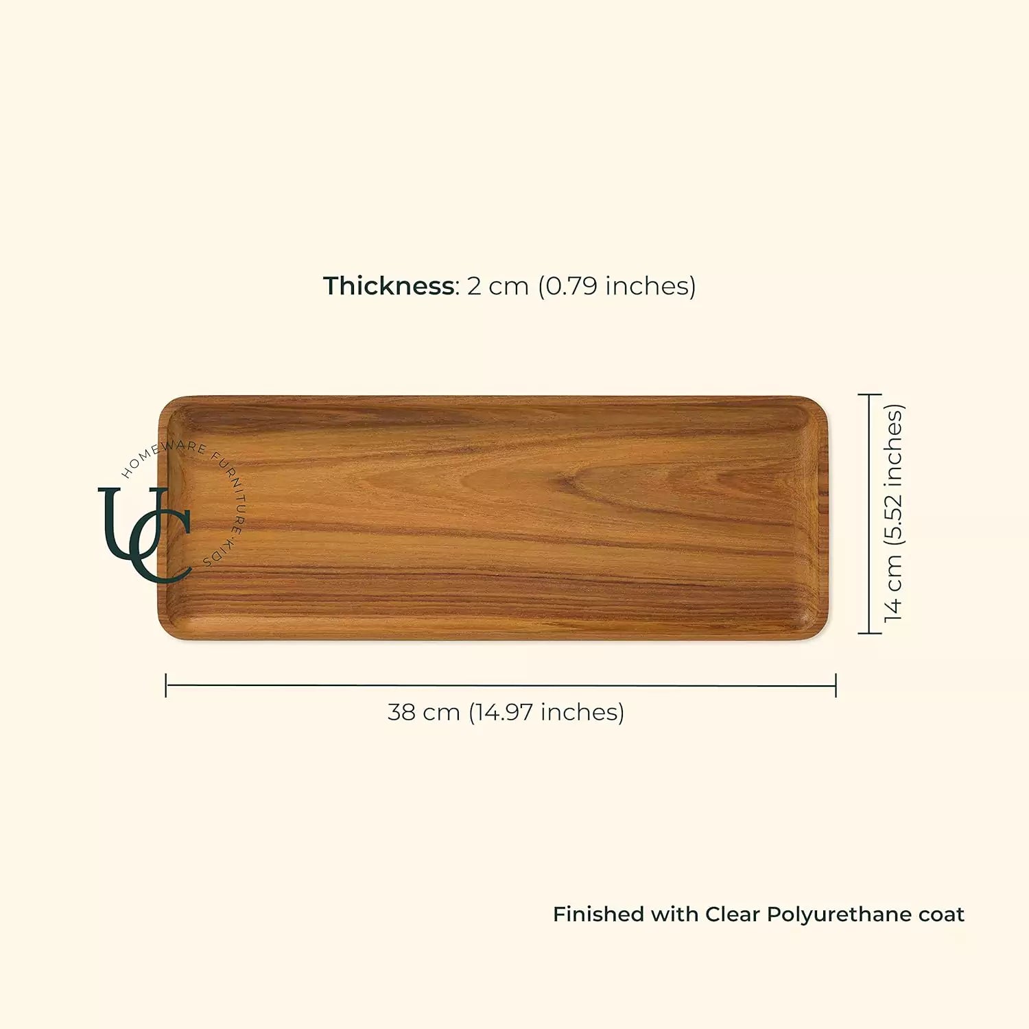 Teakogram Serving Tray (Long)