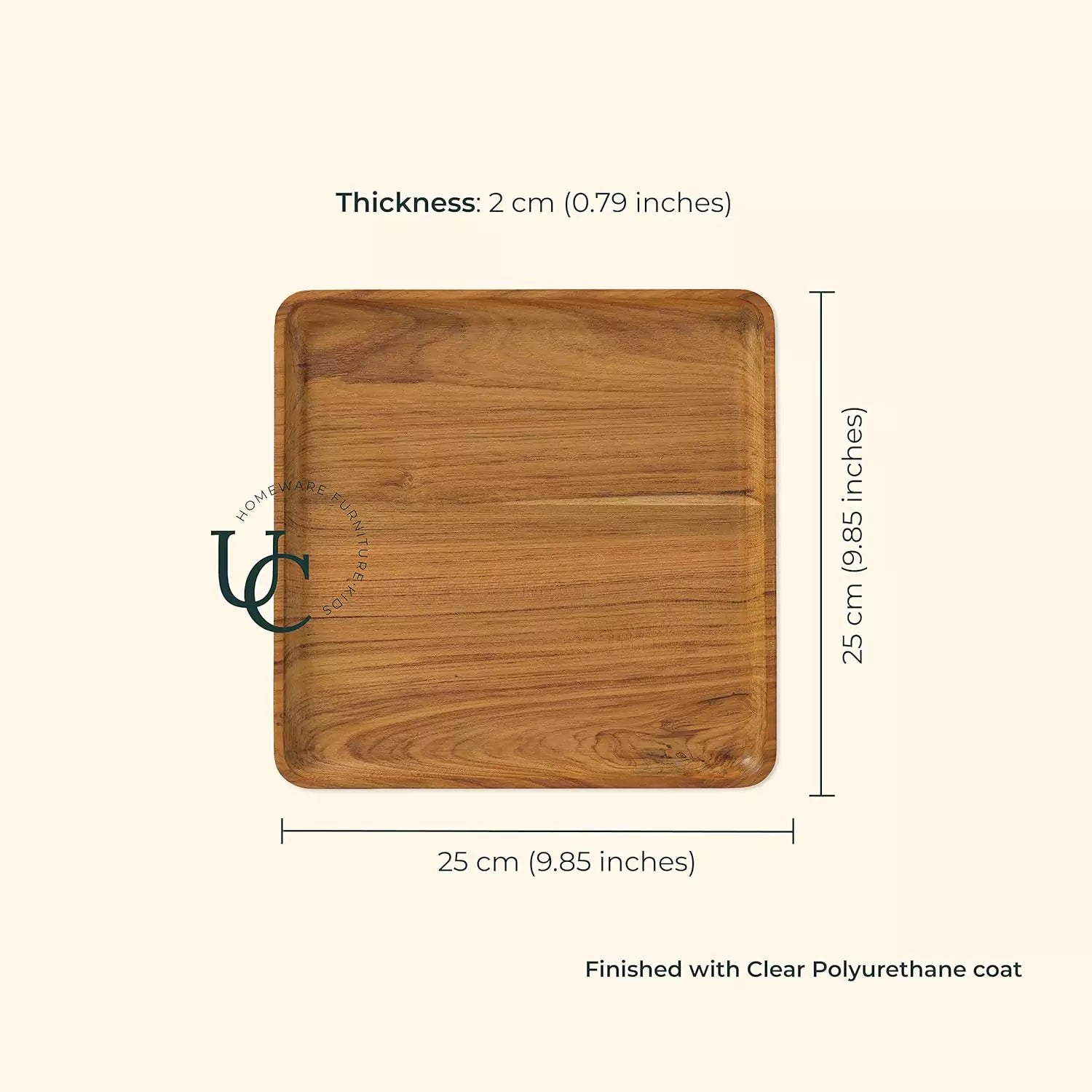 Teakogram Serving Tray (Medium)