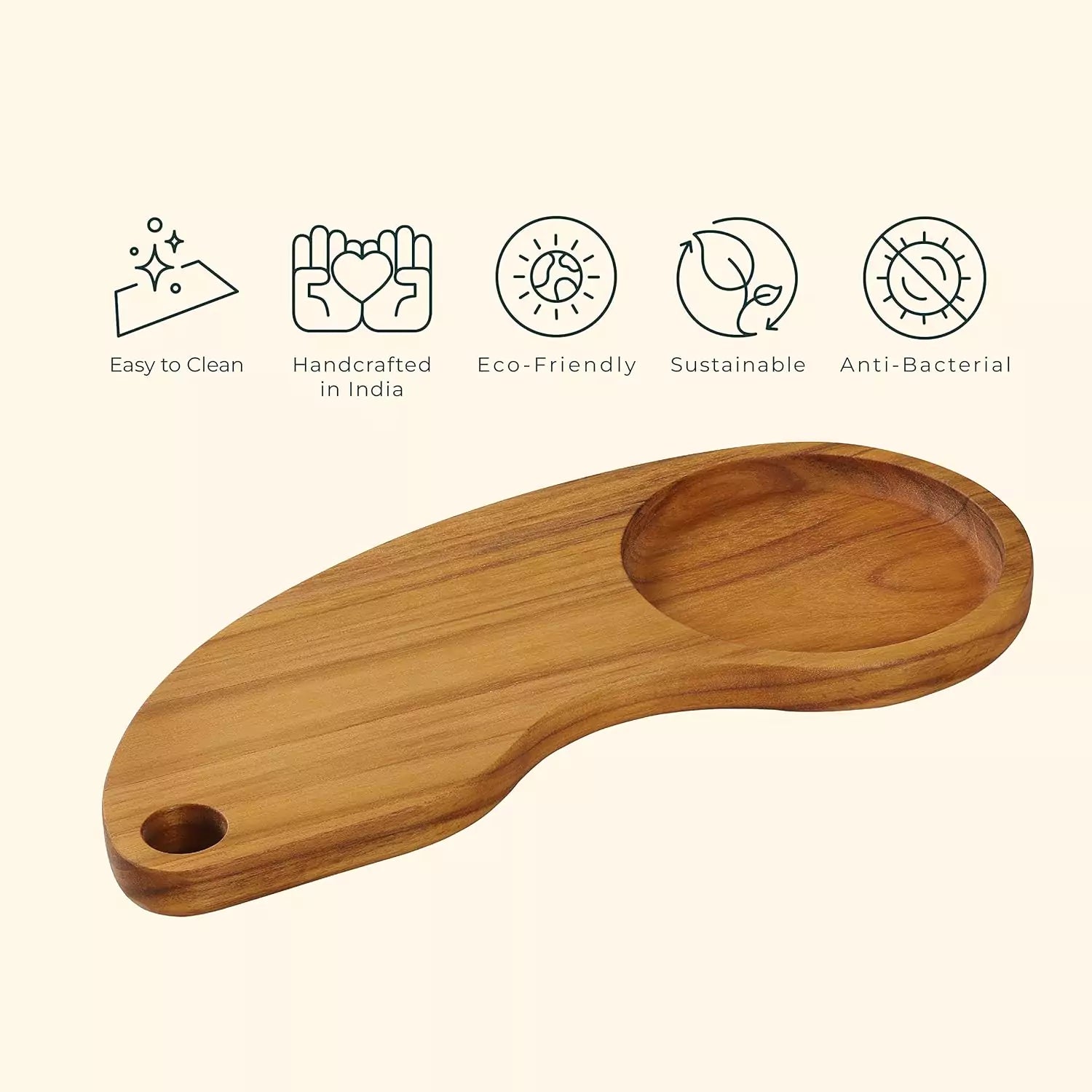 Teakogram Chopping Board with Collector Bowl