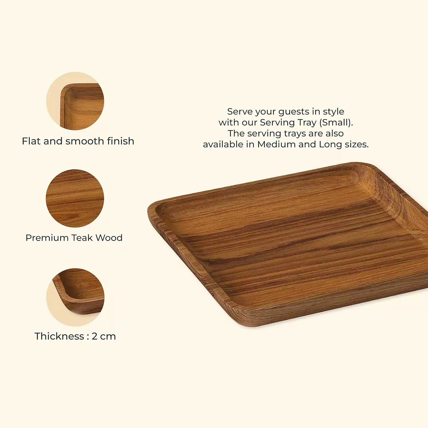 Teakogram Serving Tray (Small)