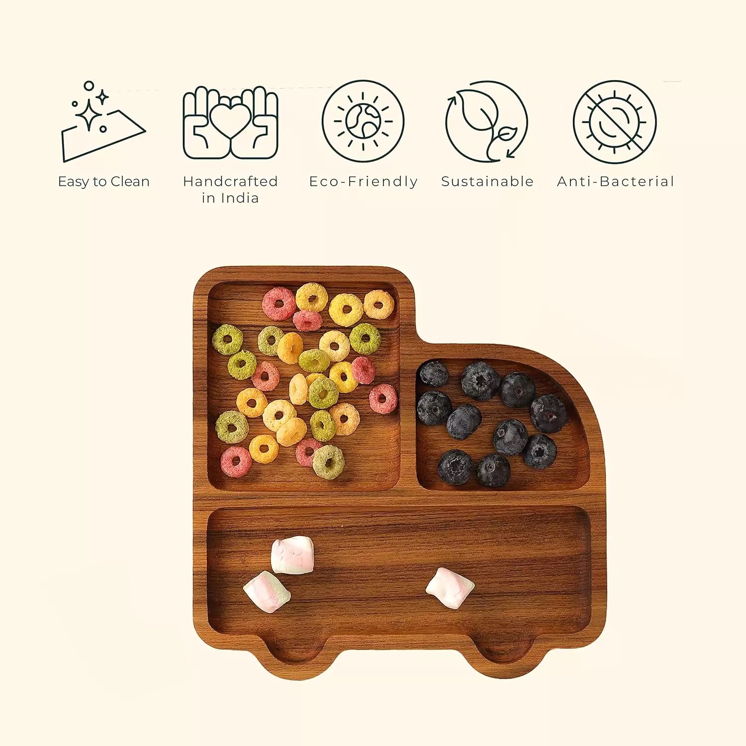 Teakogram Chicago Truck Platter