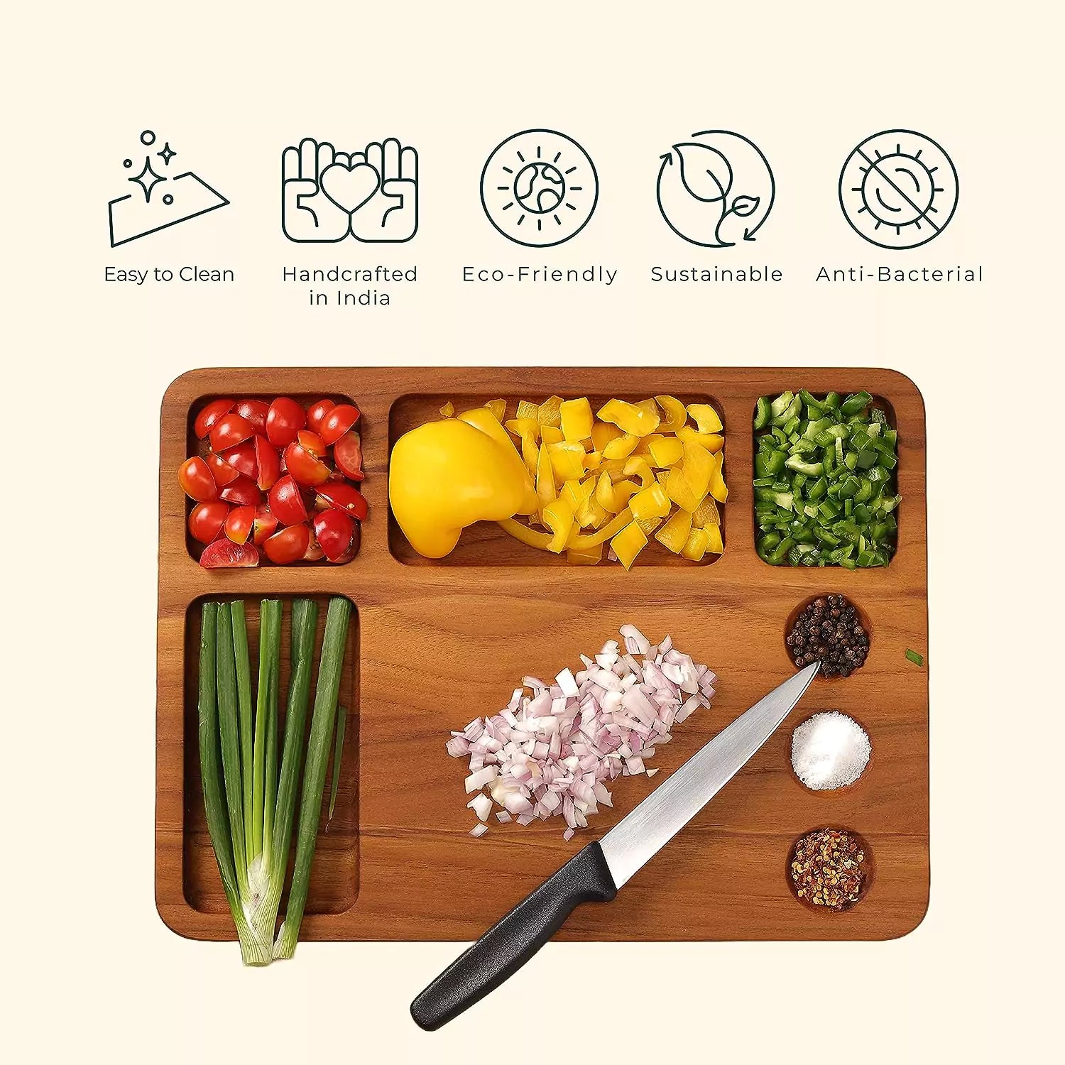 Teakogram Organiser Chopping Board