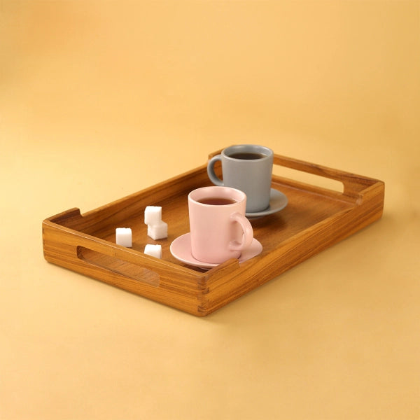 Cresta Serving Tray - Medium (Teak Wood)