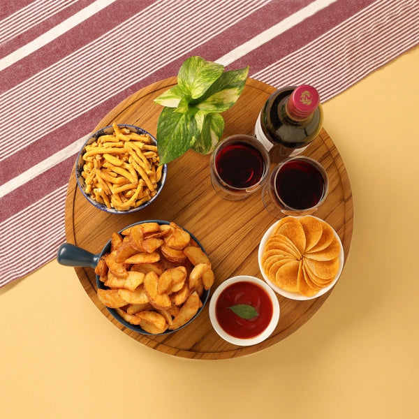 Cresta Lazy Susan (Teak Wood)