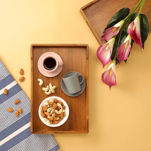 Cresta Serving Tray - Medium (Teak Wood)