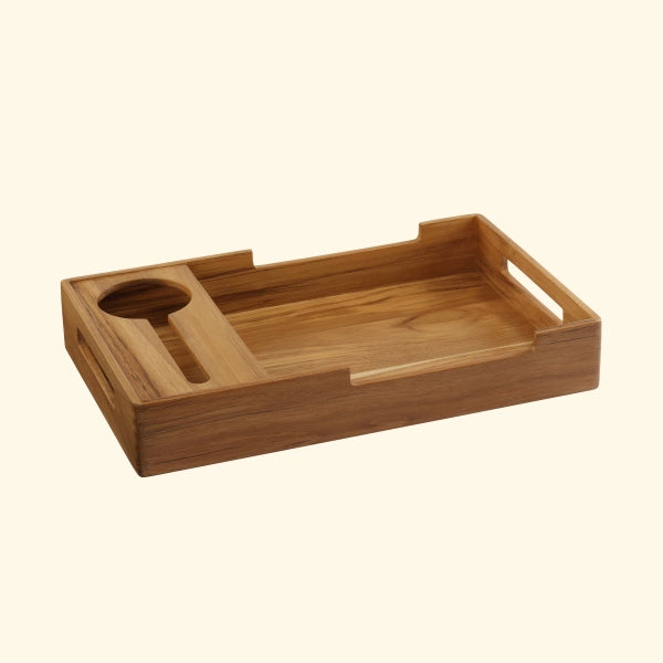 Cresta Wine Serving Tray (Teak Wood)
