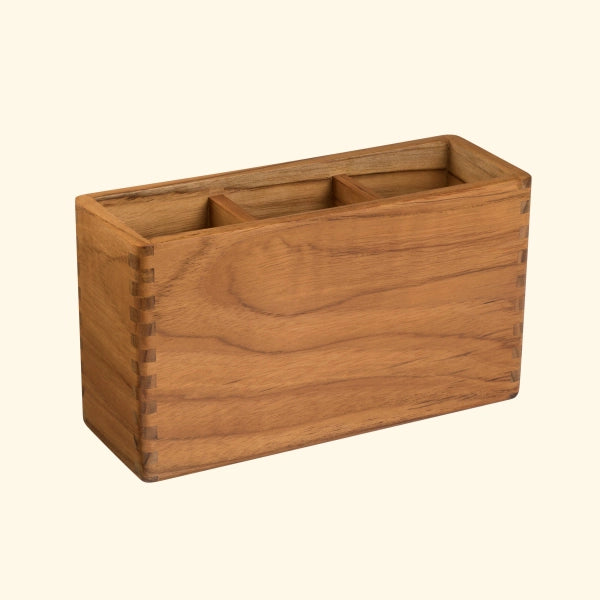 Cresta Cutlery Caddy (Teak Wood)