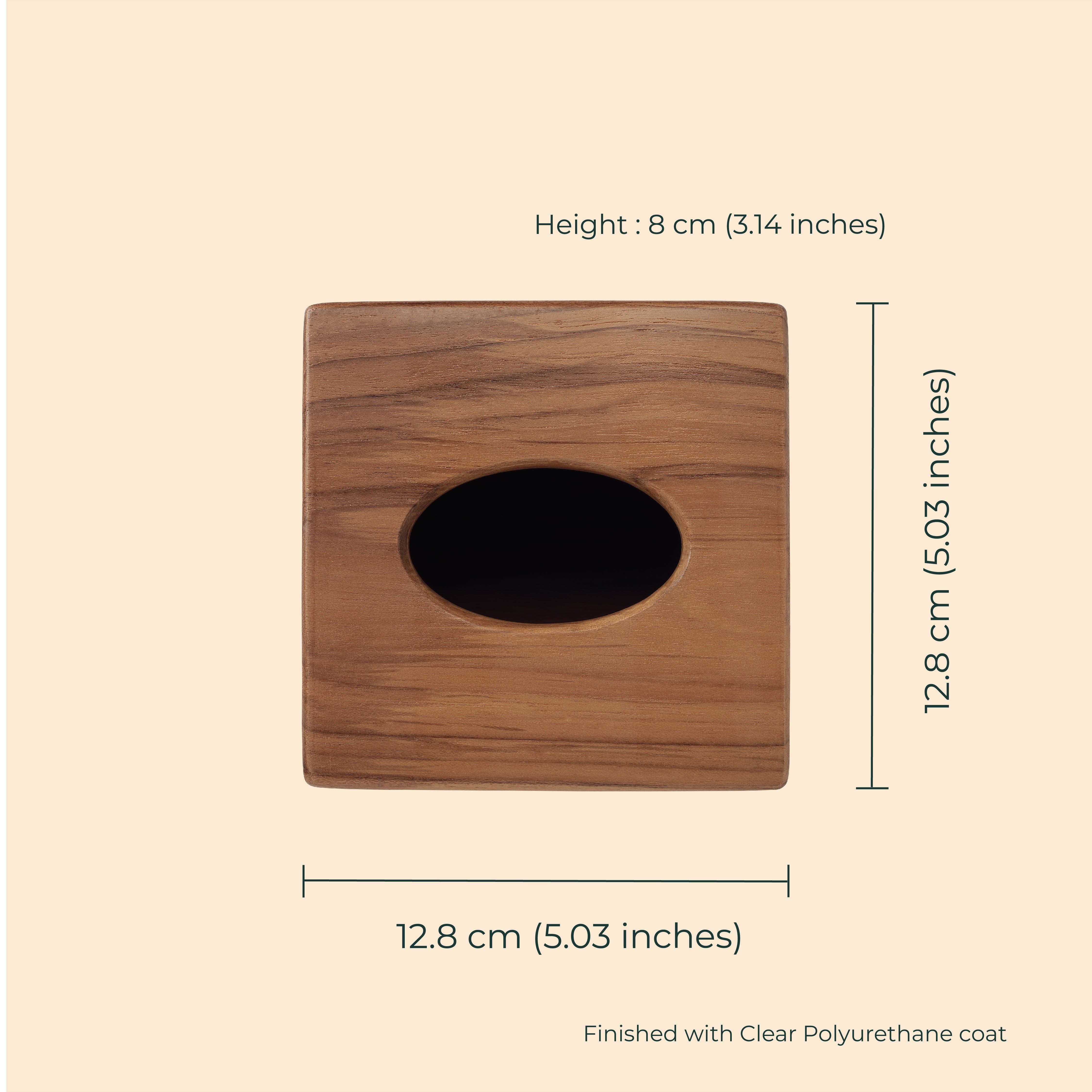 Tissue box (100 ply square)