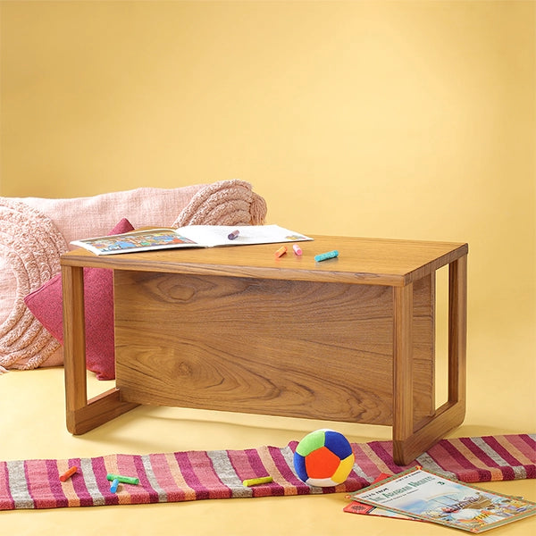 Petit Cube Bench (Teak Wood)